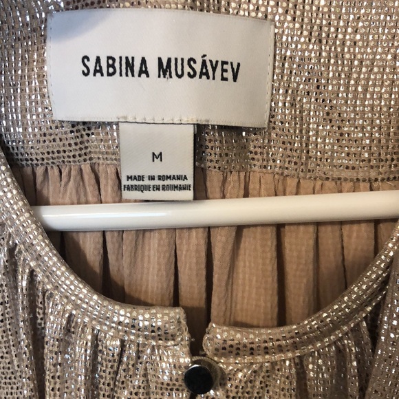 HP!!❤️ Sabina Musáyev Metallic Tunic - Picture 2 of 5